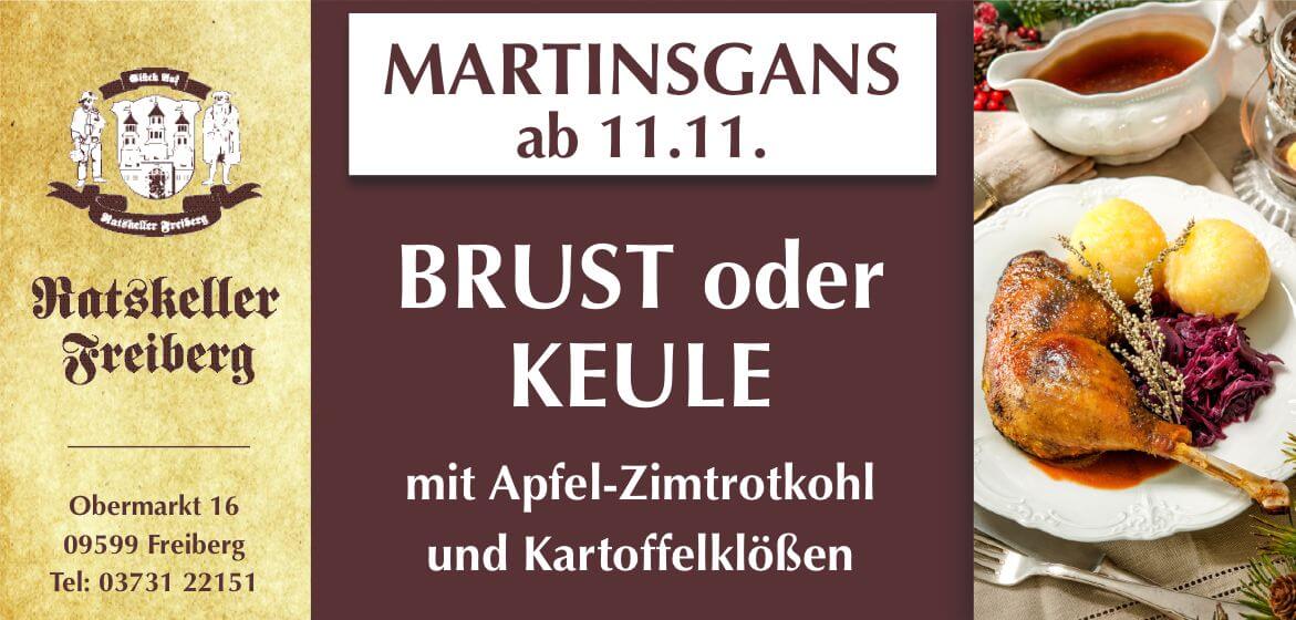 Ratskeller Freiberg - Ihr Restaurant am Obermarkt
